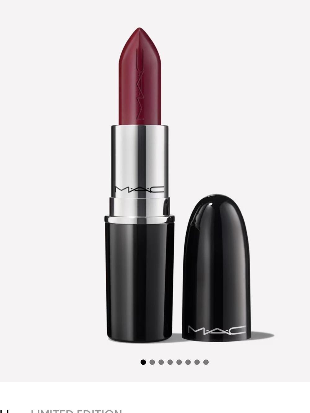 MAC Lustreglass Sheer-Shine Lipstick 504 It's Yours